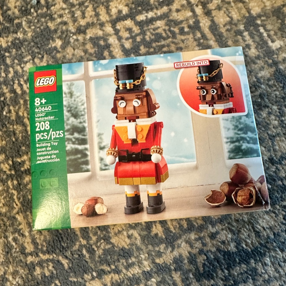 LEGO Nutcracker & Gingerbread Ornaments!  Brand new and never opened.